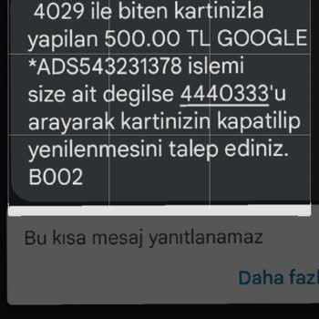 Google 500 TL Tutarında Para Çekmiş