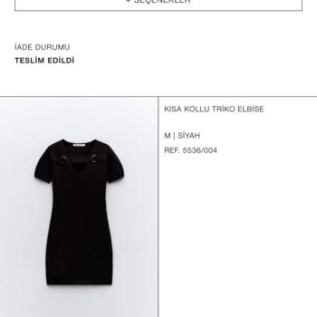 Zara Online Ürün İademi Yapıyor. 3 Ay Oldu