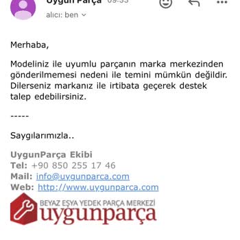 Silverline Fırın Yedek Parça Üretmiyorum Diyor.!