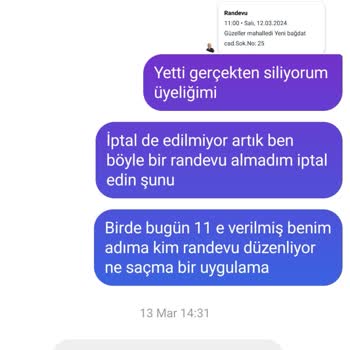 Doktortakvimi.com Sildiğim Doktortakvimi Hesabımdan Adıma Sürekli Randevu Oluşturulması