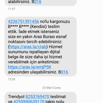 Aras Kargo Bir Haftadır Beklediğim Kargomu Kafalarına Göre İade Etmişler