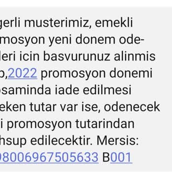 Ziraat Bankası Promosyon Ödemesi Hakkında