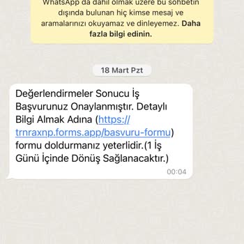 İşin Olsun Firması İş Başvurusu