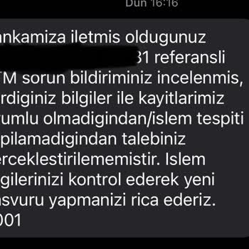 T. C. Ziraat Bankası ATM Paramı Yuttu