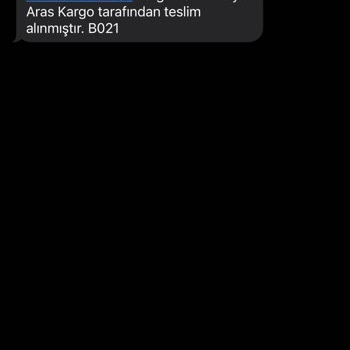 Aras Kargo Teslim Almadığım Halde Teslim Edildi.