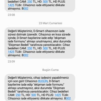 D-Smart Ürün Teslimat Muhatap Bulamıyorum