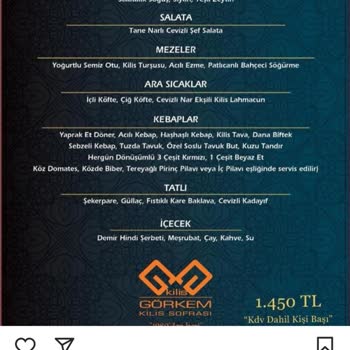 Görkem Kilis Sofrası İftar Rezervasyonu Hüsranı