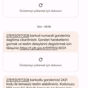 PTT Kargo Gelmiş Gibi Gösterip Gelmedikleri İçin Şikayet