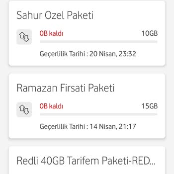 Vodafone Sınırsız İnternet Kullanamıyorum