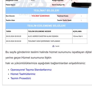 Aras Kargo Paketimi Asla Teslim Etmiyor.