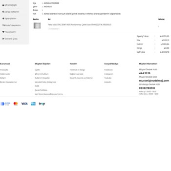 Evdeimaj 2 Ay Bekletip Aldığım Ürünü Göndermedi Ve Mağdur Etti