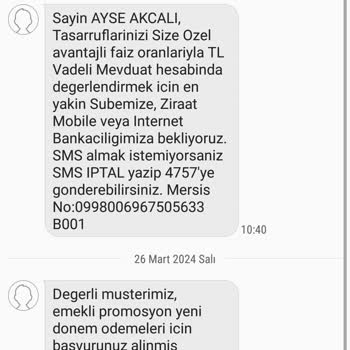 Ziraat Bankası Promosyon Hesabıma Yatırılmadı