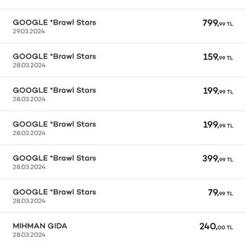 Brawl Stars Bilgim Dışında Ödeme Alması