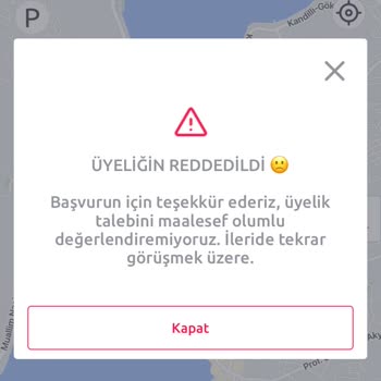 TikTak Kirala Üyeliğin Onaylanmıyor Sorunu