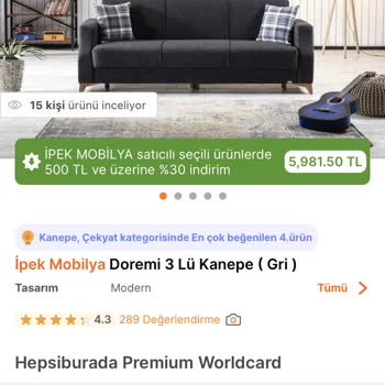 Hepsiburada Satın Alınan Ürünün İndirime Girdiğinden Fiyat Farkı Talep
