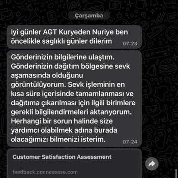 AGT Kurye Kartımı Teslim Etmemektedir.