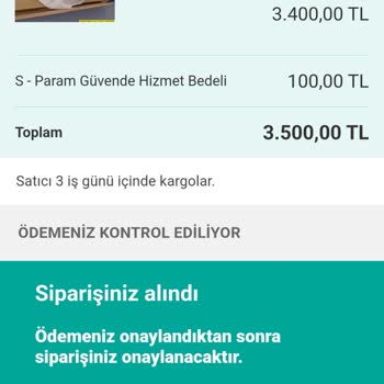 Sahibinden Param Güvende İademi İstiyorum