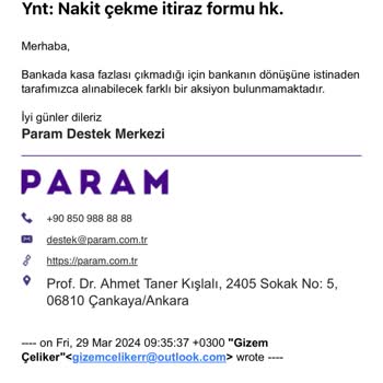 PTT ATM Paramı Aldı