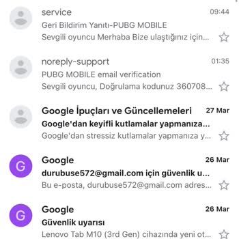 PUBG (Pubgmobile.com) E Postama Doğrulama Kodu Gelmiyor