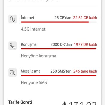 Vodafone Fatura Şaşkınlığı: 130 TL Beklerken 447 TL!