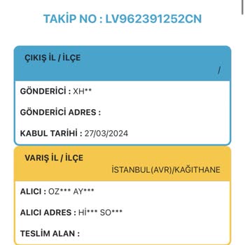 PTT Kargo PTT Kağıthane PDM Kargomu Vermedi!