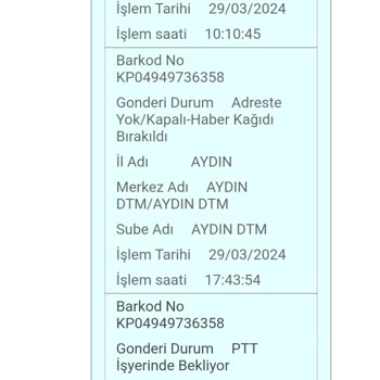 PTT Kargo'nun Eve Uğramadan Teslimat Denemesi