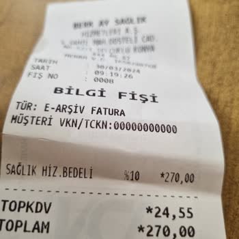 Medova Hastanesi Medova Da Kontrol Ücreti Alınması