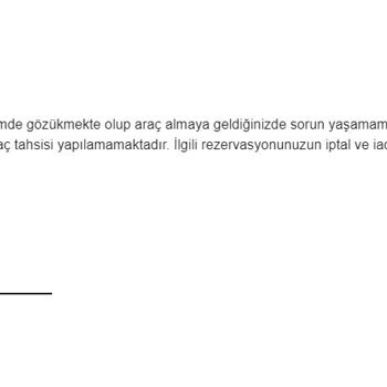 Rent Go Tek Taraflı Araç Kiralamanın İptal Ediyor
