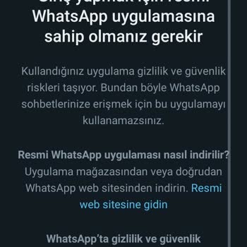 WhatsApp Artık İlgilen Bununla
