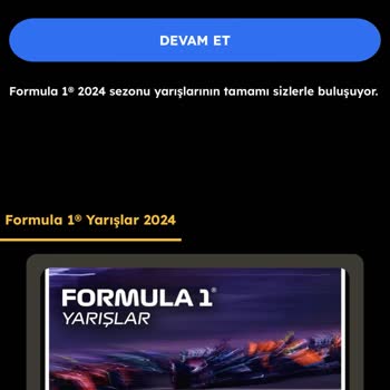 Tod TV F1 Geçmiş Yarışları Paylaşmıyor.