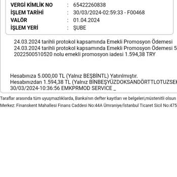 Ziraat Bankası Ziraat Promosyon Ücreti