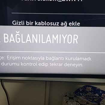 LG Smart Televizyona Bağlantı Sorunu