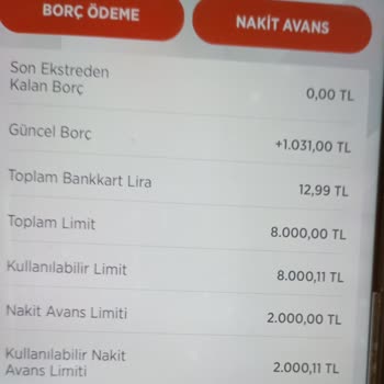 Ziraat Bankası Genç Kart Ekstre Borçları