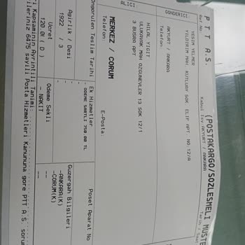 PTT Kargo Kargom Kayboldu Muhatap Bulunmuyor