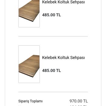 Kelebek Mobilya Koltuk Sehpası Teslimat Problemi