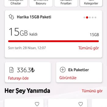Vodafone İnternet Olması Gerektiğinden Fazla Gidiyor