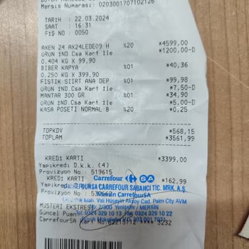 Mersin Carrefour SA İade Zorluğu