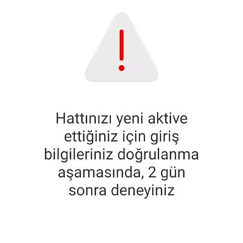 Vodafone Hattınız Yeni Aktive Ettiğiniz Sorunu