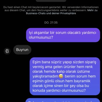 Beylerce.com Ne İade Ne Değişim Kabul Ediyorlar