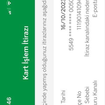 Garanti BBVA Harcama İtirazıma Verdiği Yasal Süreyi Geciktiriyor