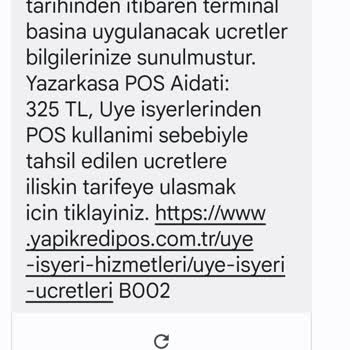Yapı Kredi Pos Bakım Ücreti Haksız Ve Adaletsiz Zammı