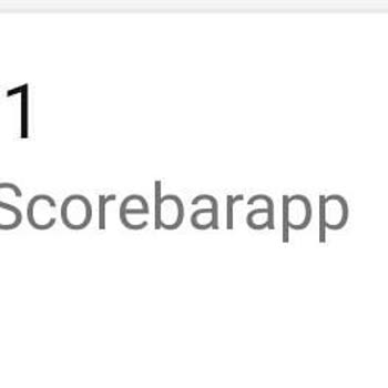 Score Bar Play Store