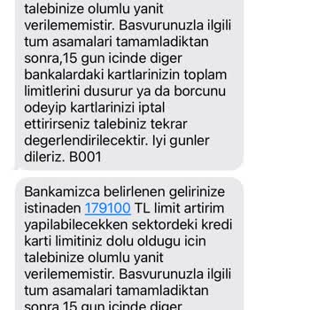 Yapı Kredi Limit Artışı Talebim Sürekli Reddediliyor