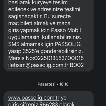 Passolig Kartım 1 Aydır Gelmedi
