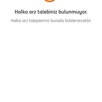 ING Halka Arz Taleplerim Gözükmüyor.