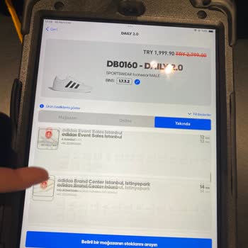 adidas Stok Yok İade Alamayız!