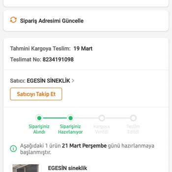 Trendyol %50 Zamlı Ürün Almak İstemiyorum