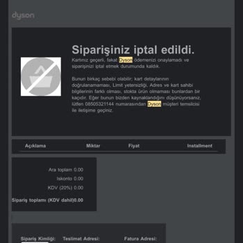 Dyson Süpürge Yedek Parça Sorunu