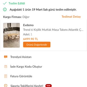 Trendyol Kusurlu Ürün Ve KVKK Kurallarının İhlali.