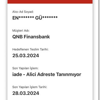 AGT Kurye Siparişi Kasıtlı Olarak Teslim Etmeme Sorunu
